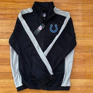 Indianapolis Colts Full Zip Track Jacket - Size Medium (Men's)